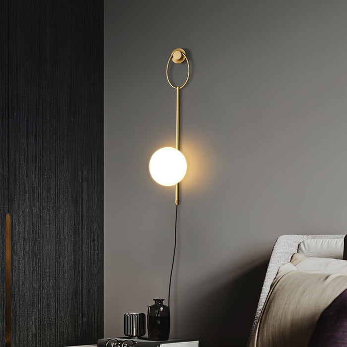 Ballon Brass Wall Lamp.