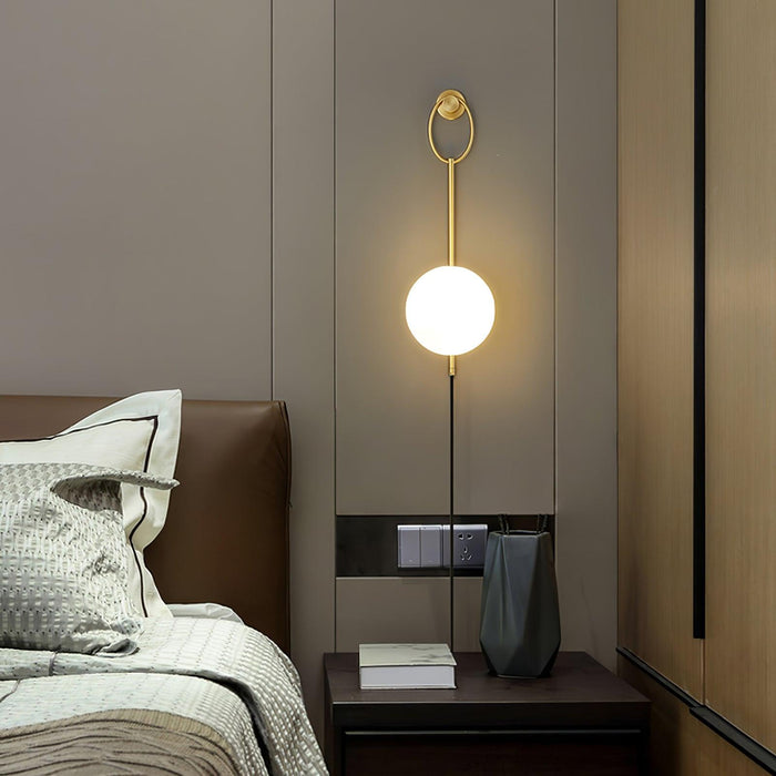 Ballon Brass Wall Lamp.