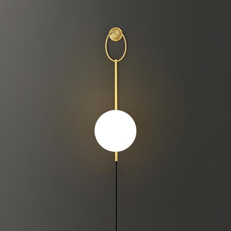 Ballon Brass Wall Lamp-DWHOME