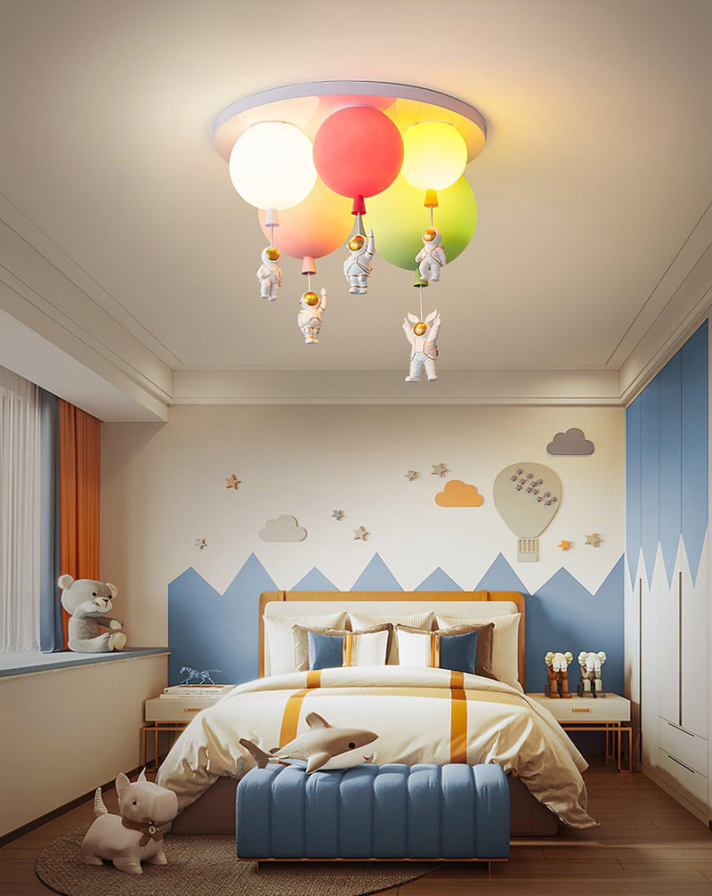 Frosted Balloon Combination Ceiling Lamp-DWHOME