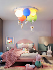 Frosted Balloon Combination Ceiling Lamp-DWHOME