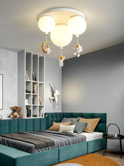 Frosted Balloon Combination Ceiling Lamp-DWHOME