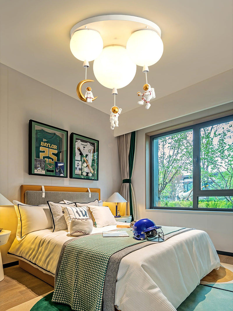 Frosted Balloon Combination Ceiling Lamp-DWHOME