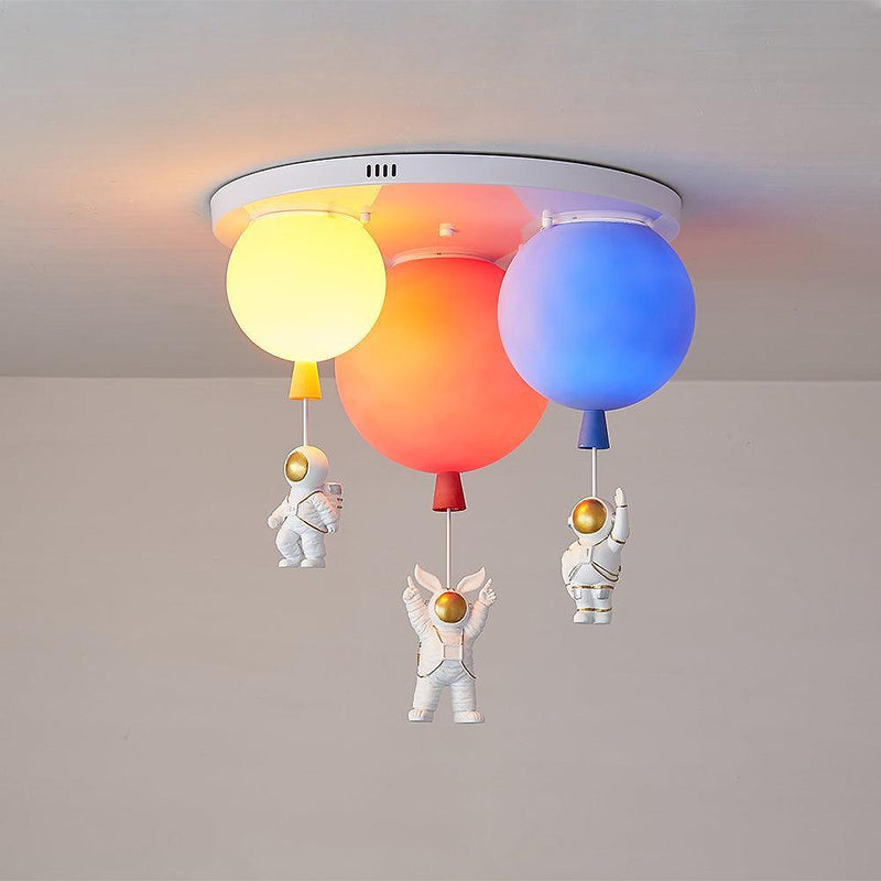 Frosted Balloon Combination Ceiling Lamp-DWHOME