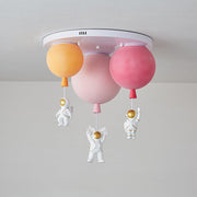 Frosted Balloon Combination Ceiling Lamp-DWHOME