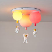 Frosted Balloon Combination Ceiling Lamp-DWHOME