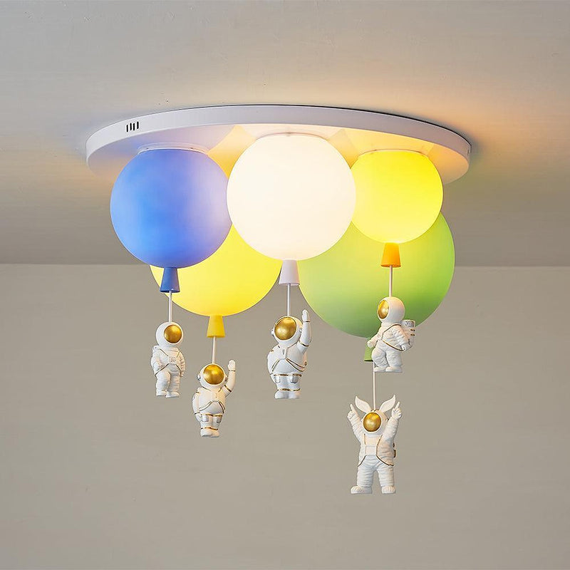 Frosted Balloon Combination Ceiling Lamp-DWHOME