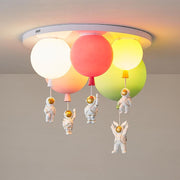 Frosted Balloon Combination Ceiling Lamp-DWHOME