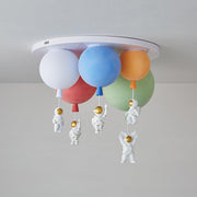 Frosted Balloon Combination Ceiling Lamp-DWHOME
