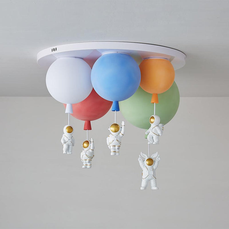Frosted Balloon Combination Ceiling Lamp-DWHOME