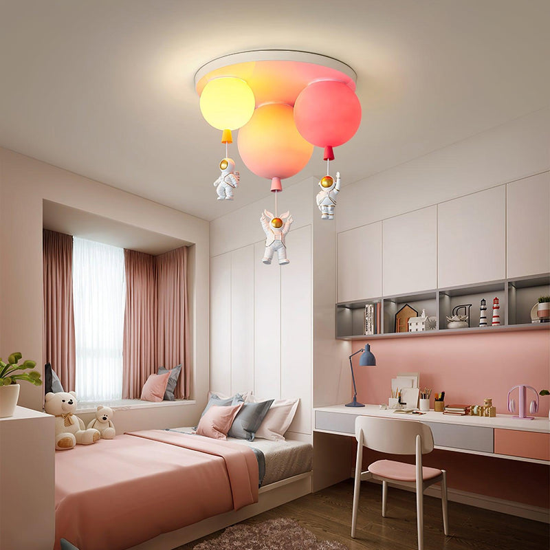 Frosted Balloon Combination Ceiling Lamp-DWHOME