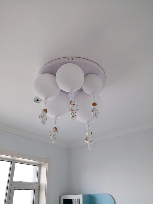 Frosted Balloon Combination Ceiling Lamp.