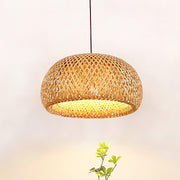Bamboo Braided Pendant Lamp-DWHOME