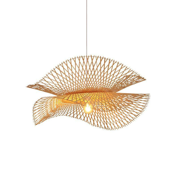 Bamboo Frame Pendant Lamp-DWHOME