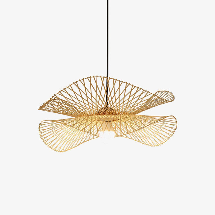 Bamboo Frame Pendant Lamp-DWHOME