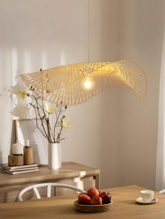 Bamboo Frame Pendant Lamp - Vakkerlight