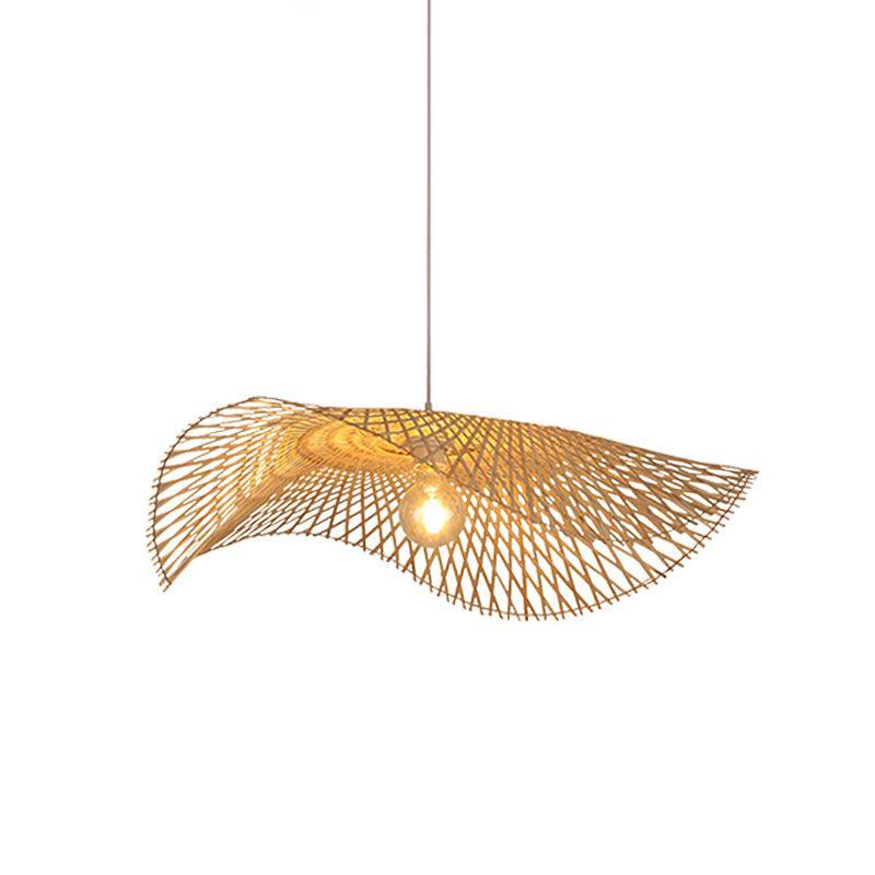 Bamboo Frame Pendant Lamp-DWHOME