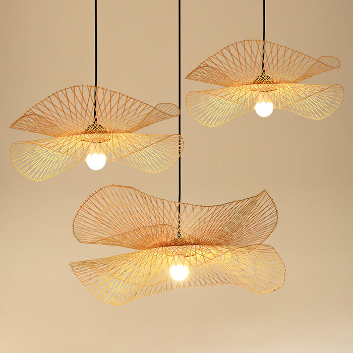 Bamboo Frame Pendant Lamp.