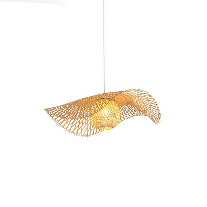 Bamboo Frame Pendant Lamp-DWHOME
