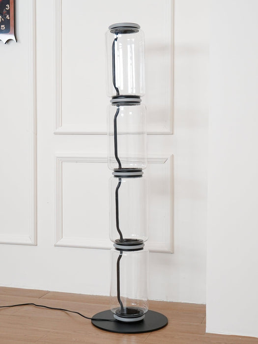 Bamboo Glass Floor Lamp - DWHOME