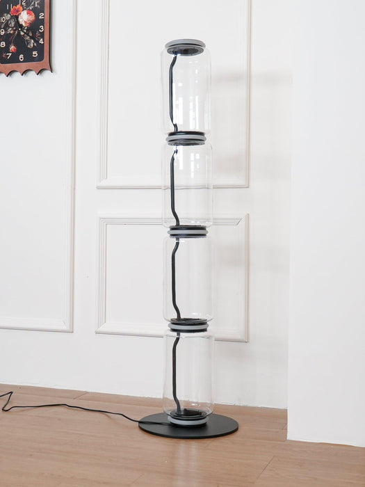 Bamboo Glass Floor Lamp - DWHOME