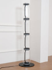 Bamboo Glass Floor Lamp-DWHOME