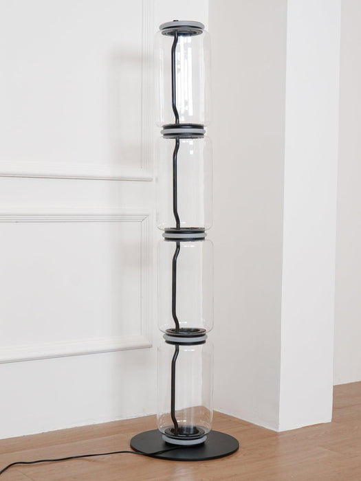 Bamboo Glass Floor Lamp - DWHOME