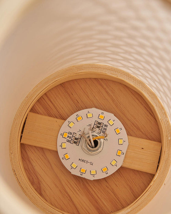 Bamboo Lantern Table Lamp-DWHOME
