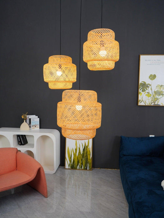 Bamboo Pendant Light-DWHOME