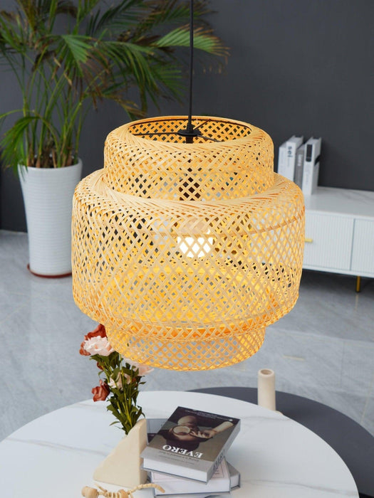 Bamboo Pendant Light-DWHOME