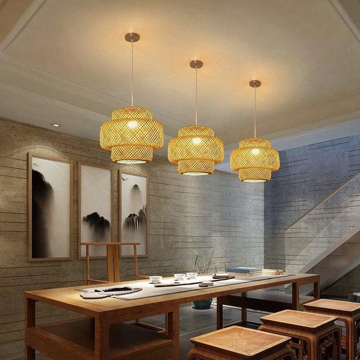 Bamboo Pendant Light.