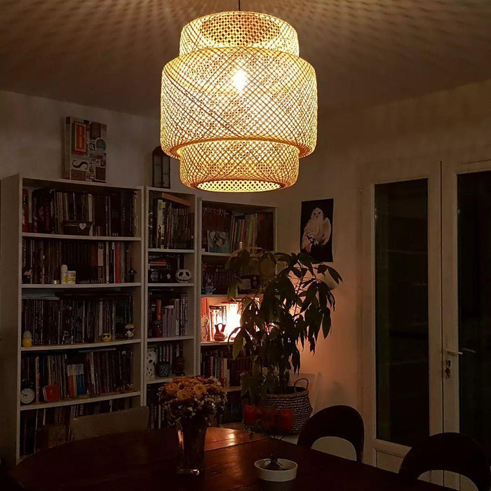 Bamboo Pendant Light-DWHOME