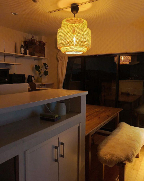 Bamboo Pendant Light-DWHOME