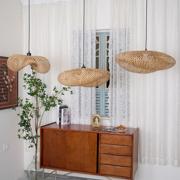 Bamboo Weaving Pendant Lamp-DWHOME