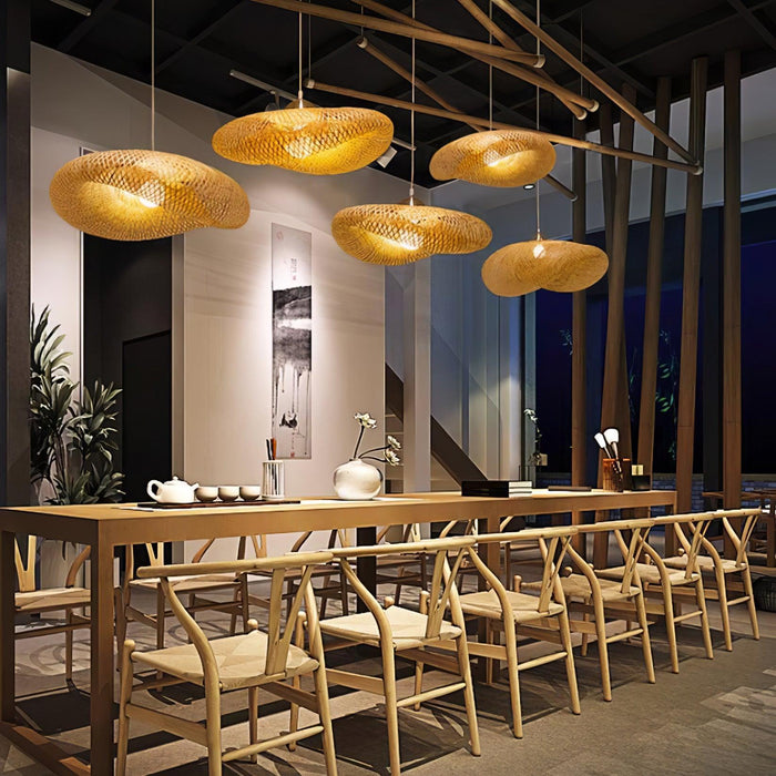 Bamboo Weaving Pendant Lamp-DWHOME