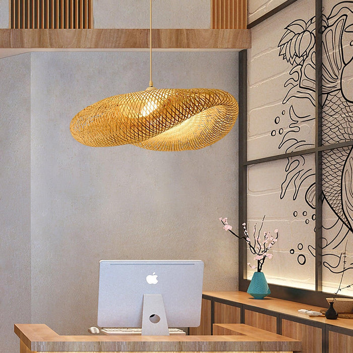Bamboo Weaving Pendant Lamp-DWHOME