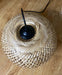 "Lampe suspendue tressée en bambou-DWHOME"