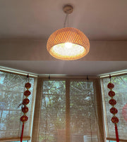 Bamboo Braided Pendant Lamp-DWHOME
