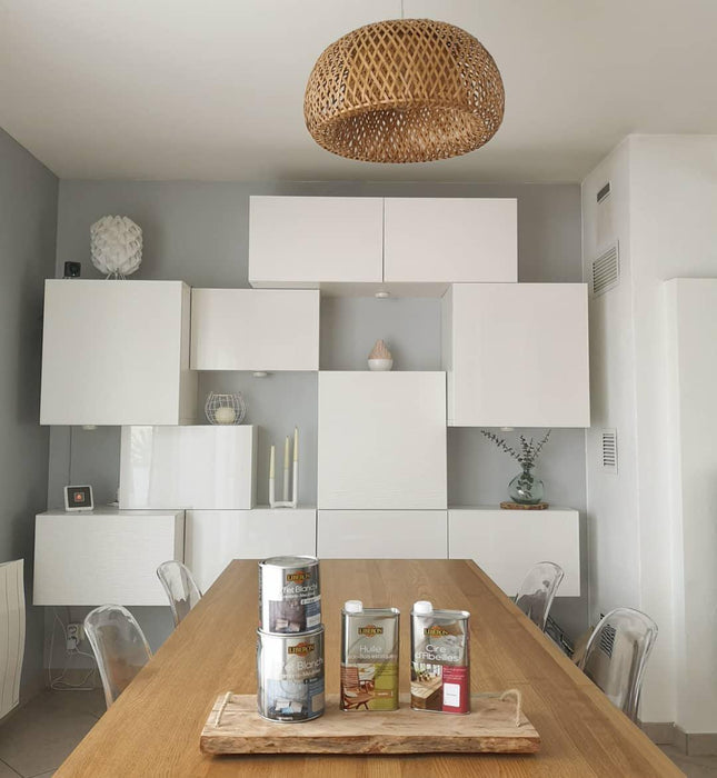 Bamboo Braided Pendant Lamp.