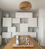 Bamboo Braided Pendant Lamp-DWHOME