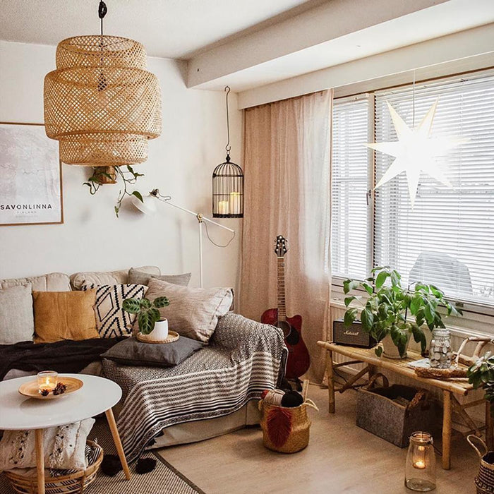 Bamboo Pendant Light-DWHOME