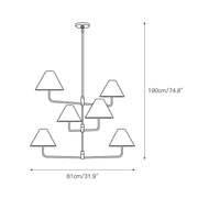 Basden Three Tier Chandelier-DWHOME
