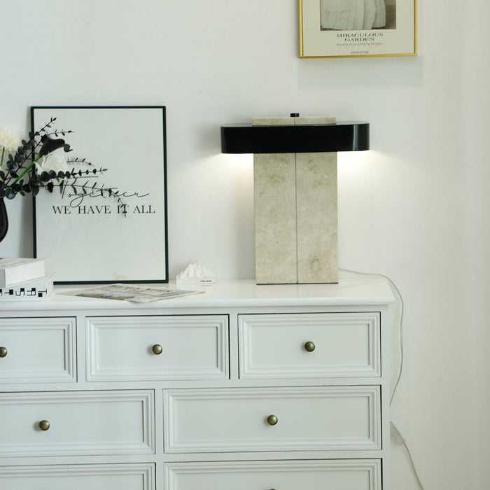 Bastion Marble Table Lamp-DWHOME