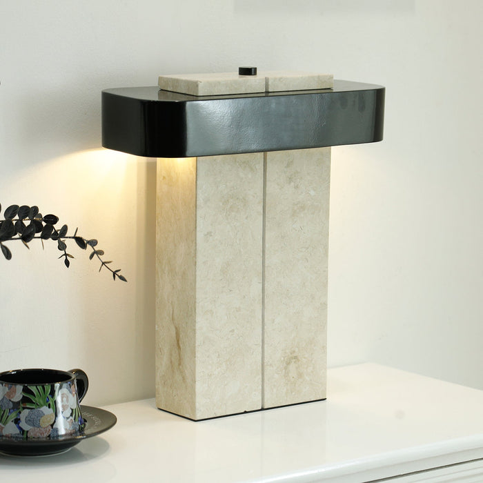 Bastion Marble Table Lamp-DWHOME