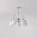 Bauhaus Pleated Chandelier - DWHOME