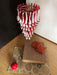Petals Spiral Murano Red Chandelier-DWHOME