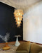 Petals Spiral Murano Transparent Chandelier-DWHOME