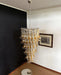 Petals Spiral Murano Transparent Chandelier-DWHOME