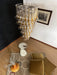 Petals Spiral Murano Transparent Chandelier-DWHOME