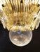 Beautifully Murano Palmette Amber Transparent Chandelier-DWHOME